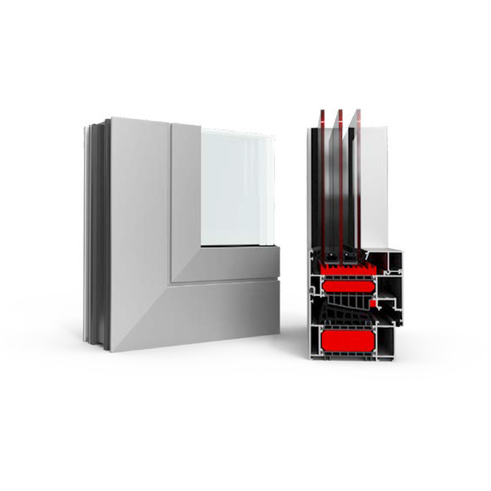 Hliníkové okno - MB-104 Passive