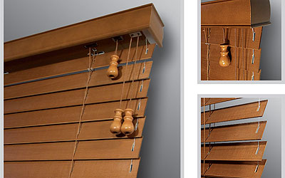 Drevená žalúzia - Drevené žalúzie 50mm